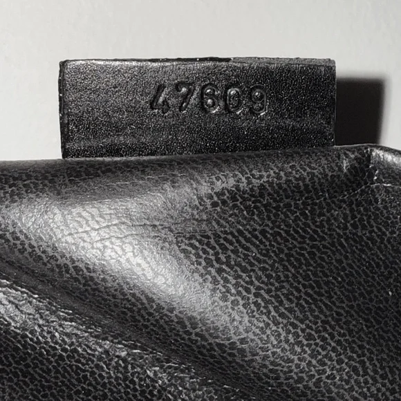 Gucci by Tom Ford Jackie Black Leather Minimalist Shoulder Bag Vintage 90s - Picture 8 of 8